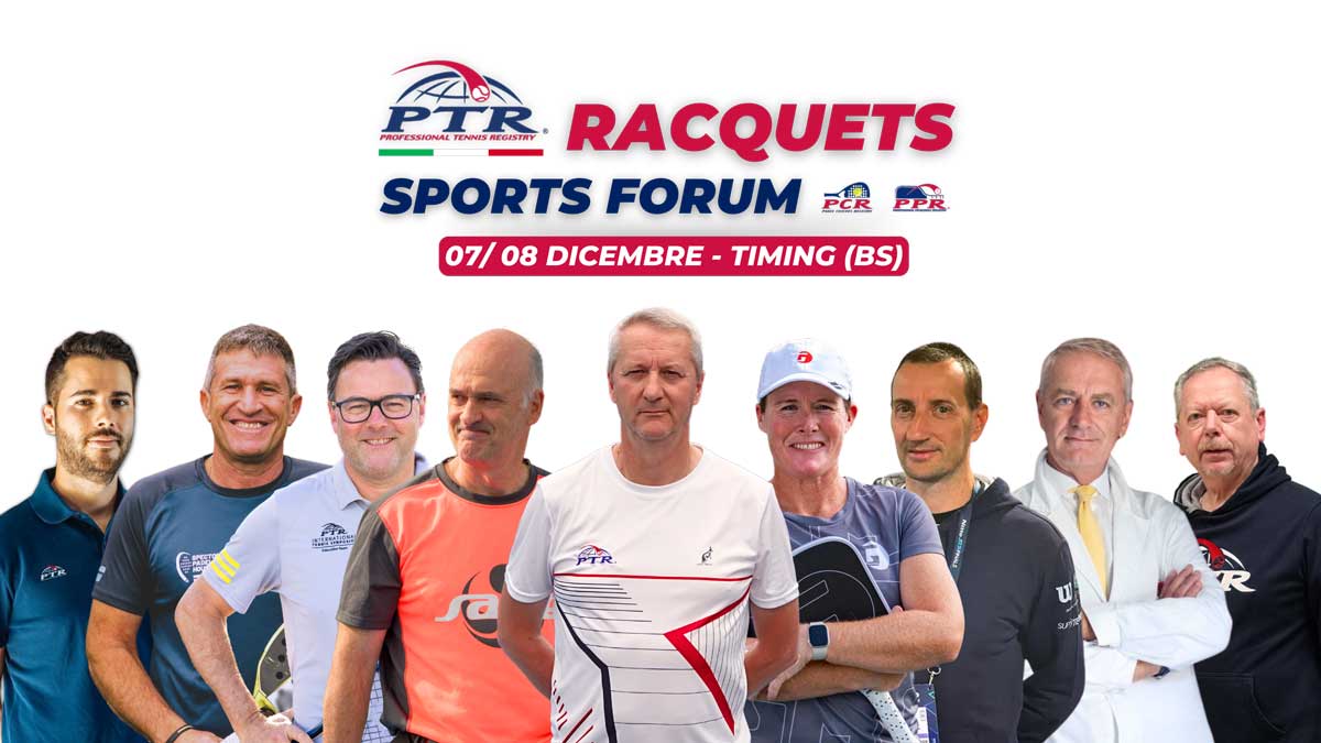 PTR Italia Racquets Sports Forum | Relatori